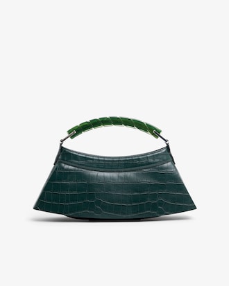 Runway H Lenglen Leren Tas met Krokodileffect