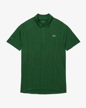 Lacoste Tennis x Novak Djokovic Polo voor op de baan