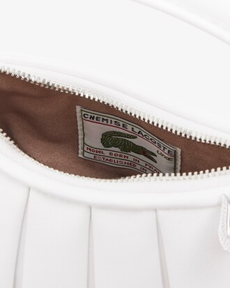 Runway Mini Lenglen Gestreepte Leren Tas