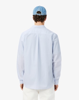 Regular Fit Plaid Popeline Hemd