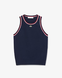 Katoenen Mouwloze Jersey Top