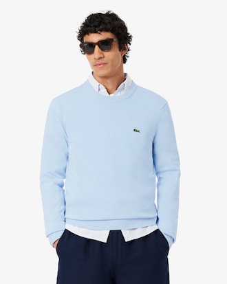 Monochrome Katoenen Crewneck Sweater