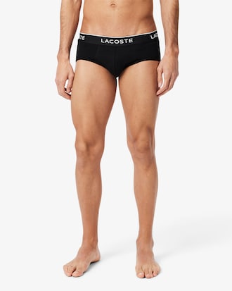 3-Pack Eenvoudige Katoenen Onderbroeken met Logo