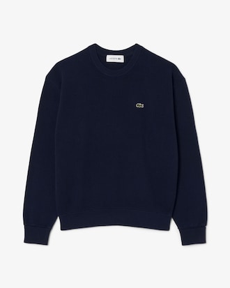 Relaxed Fit Katoenen Crewneck Sweater