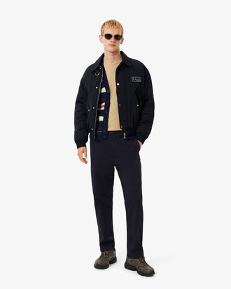 Regular Fit Katoenen Gabardine Chinobroek