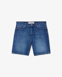 Straight Fit Denim Bermudabroek