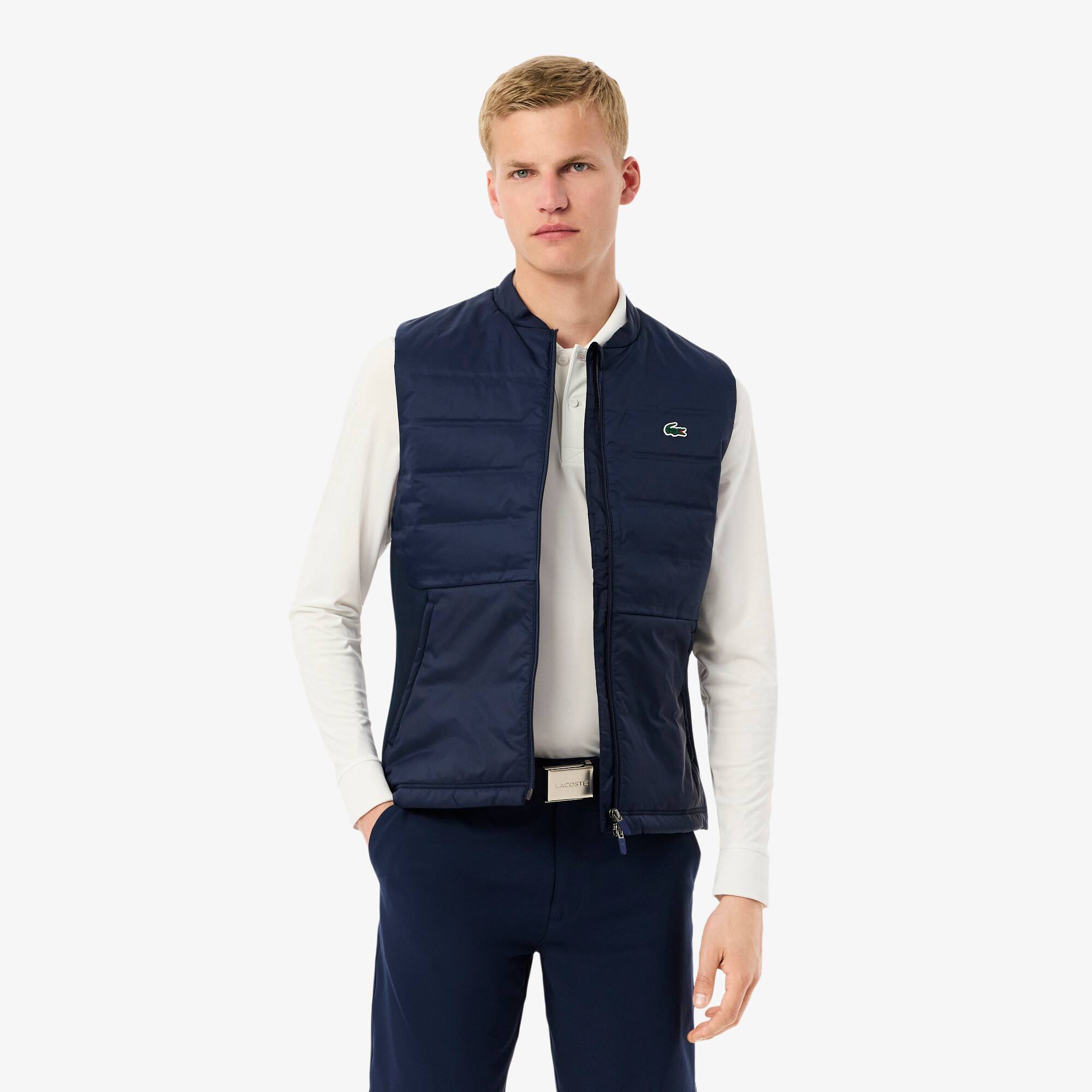 Gewatteerd sportvest Heren Jacks Jassen Nieuw 2025 Lacoste