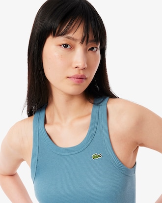 Slim Fit Katoenen Tanktop