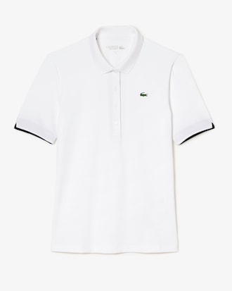 Slim Fit Stretch Golfpolohemd met UV-bescherming