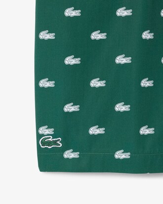 Gestreepte Popeline Pyjamashort