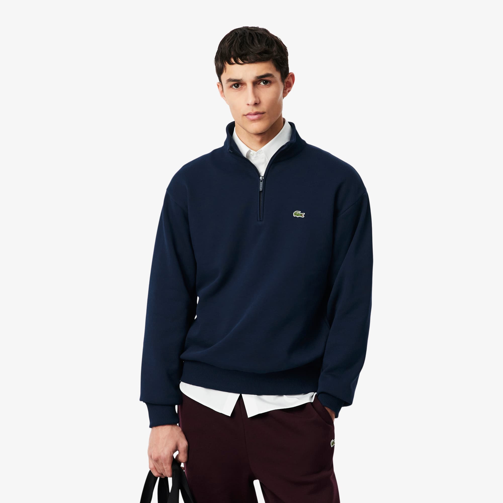 Fleece Sweatshirt met Ritshals - Heren sweatshirts - Nieuw 2026