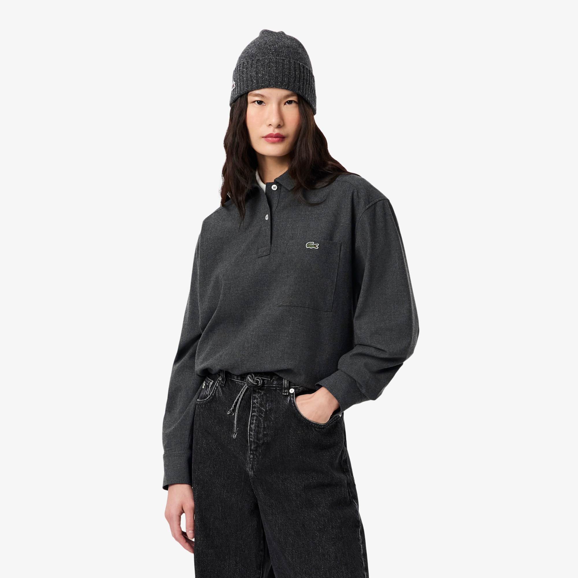 Overhemd van een linnenmix, lange mouwen, button-down kraag, modern fit, zand | Ulla Popken