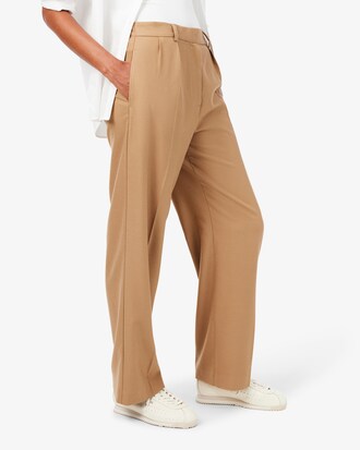 Oversized Flanellen Plooibroek