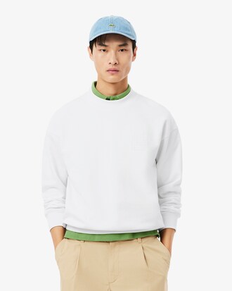 Fleece Sweatshirt met Borduursel