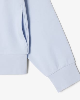 Relaxed Fit Sweatshirt met Badge en Rits