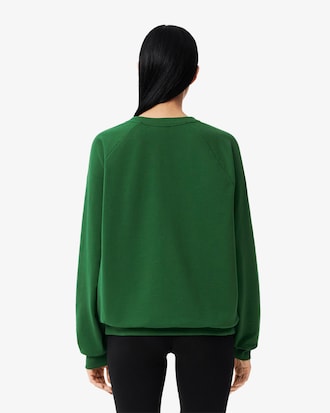 Fleece Loungesweatshirt met Logo