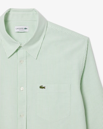 Regular Fit Gestreept Oxford Hemd