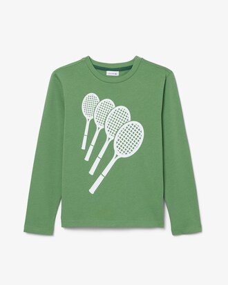 Langmouwig Katoenen T-shirt