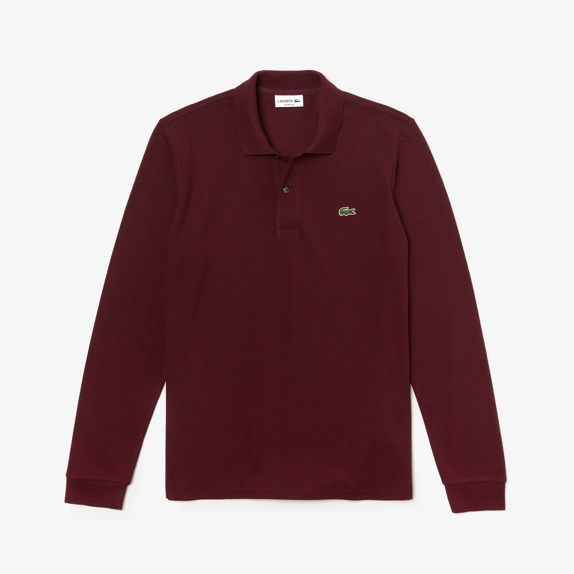 Lacoste-polo Classic Fit Lange mouwen 