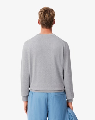 Monochrome Katoenen Crewneck Sweater