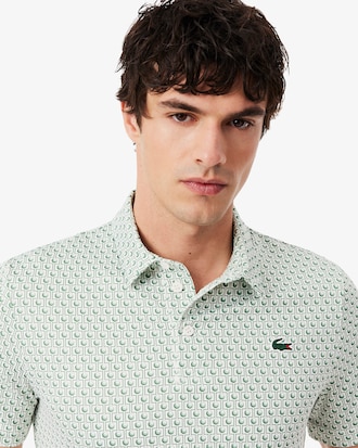 Regular Fit Golf Polohemd met Print