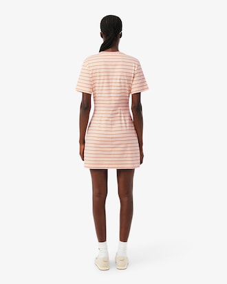 Gestreept Katoenen T-shirt Jurk