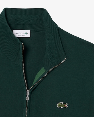 Katoenen Sweater met Hoge Hals en Rits