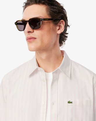 Regular Fit Gestreept Oxford Hemd