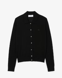 Cardigan van Kasjmiermix met Glitterknopen