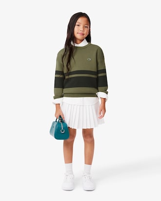 Gestreepte Katoenen en Wollen Sweater