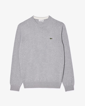 Monochrome Katoenen Crewneck Sweater