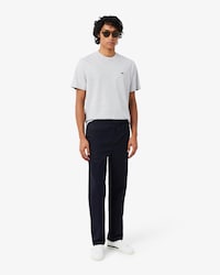 Regular Fit Chinobroek van Katoenen Keperstof
