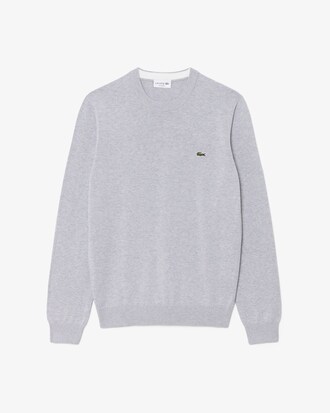 Monochrome Katoenen Crewneck Sweater