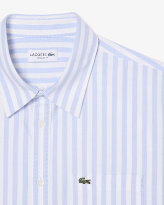 Regular Fit Gestreept Oxford Hemd