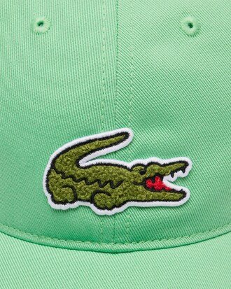 Pet van Katoenen Keperstof met Krokodilbadge