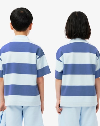 Gestreept Petit Piqué Polohemd