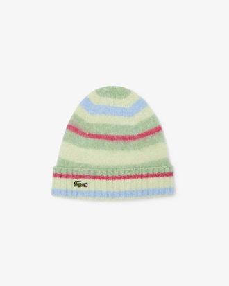 Gestreepte Muts van Alpaca Wolmix