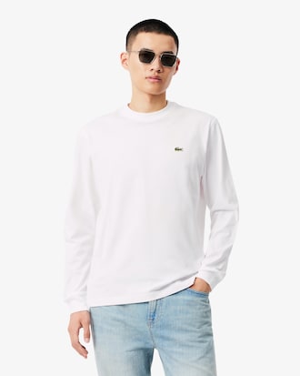 Langmouwig Katoenen T-shirt
