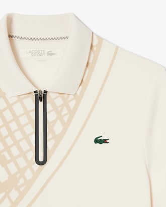 Ultra-Dry Slim Fit Tennispolo met Print