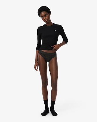 Kanten String met Logotaille