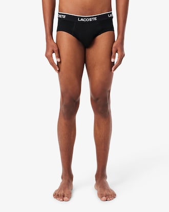 3-Pack Eenvoudige Katoenen Onderbroeken met Logo