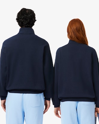 Zware Fleece Sweatshirt met Ritshals