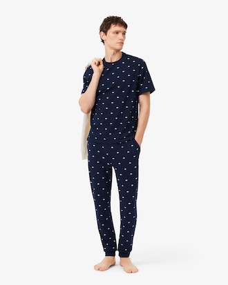 Pyjamatop met Krokodilprint
