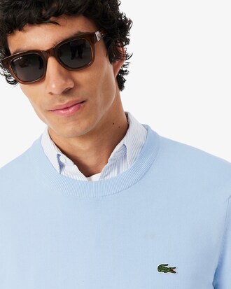 Monochrome Katoenen Crewneck Sweater
