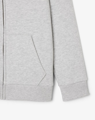 Fleece Hoodie met Rits