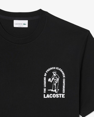 Zwaar Katoenen T-shirt met Print