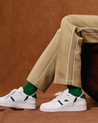 T-Clip Set Leren Herensneakers