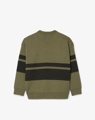 Gestreepte Katoenen en Wollen Sweater