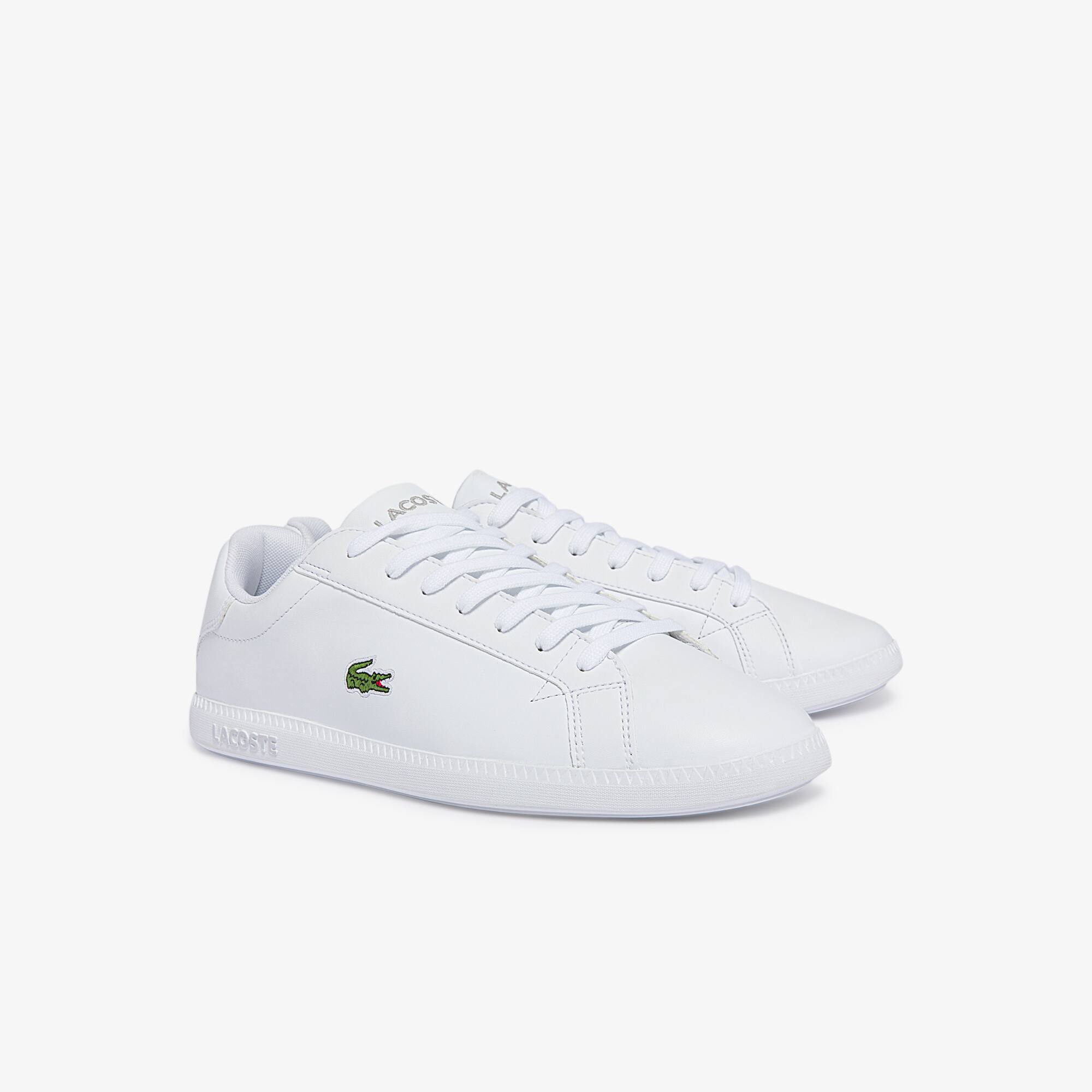 Graduate-sneakers heren van leer | LACOSTE