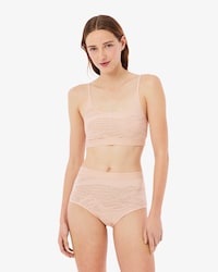 Mesh Bralette met Krokodil